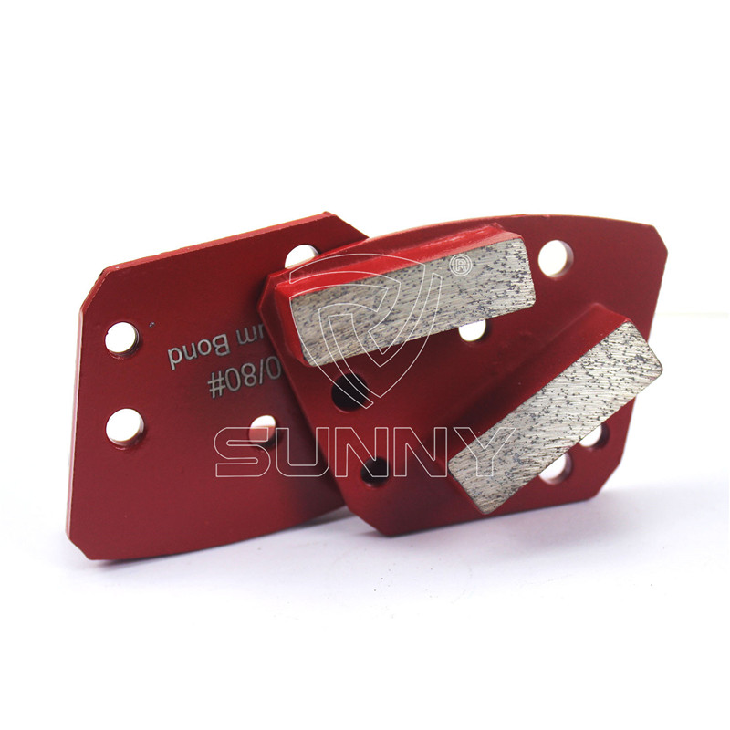 15mm trapezoid diamond grinding segments