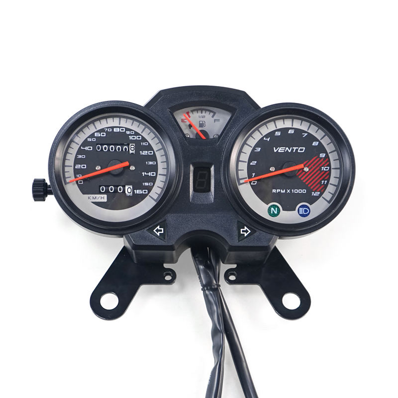Borong Berkualiti Tinggi Motosikal CG Speedometer RPM Pemasangan Meter Minyak