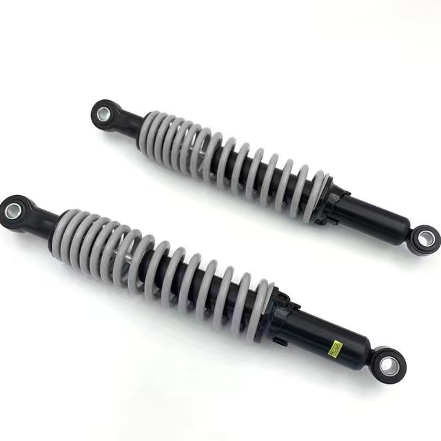 TVS HLX125 motorcycle suspension system front and rear shock absorbers