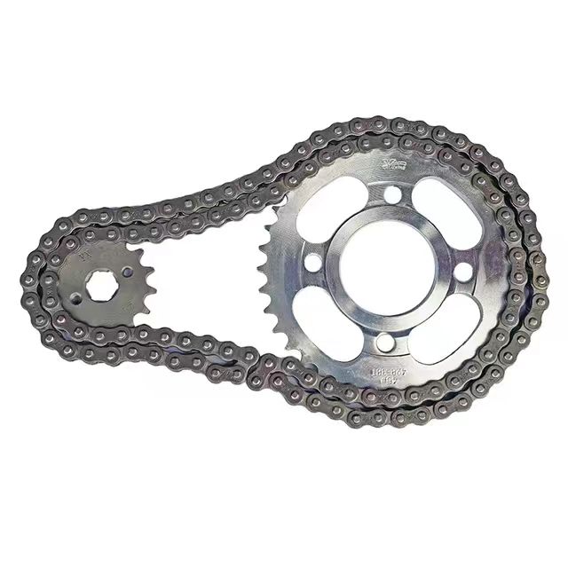 Honda CG125/CD125 OEM Quality Motorcycle Parts 428 15T 38T 108T Sprocket and Chain Complete Transmission Parts