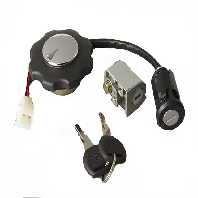 CG125 Motorcycle Ignition Switch Key Set - Replacement Parts