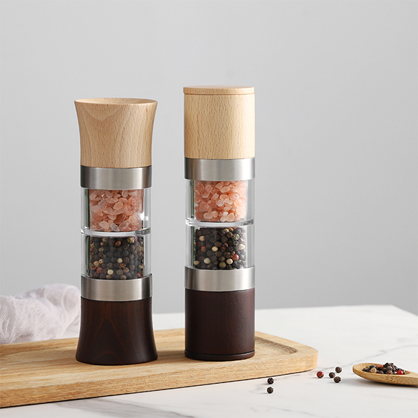 Explore the Convenience of Dual Salt and Pepper Grinders