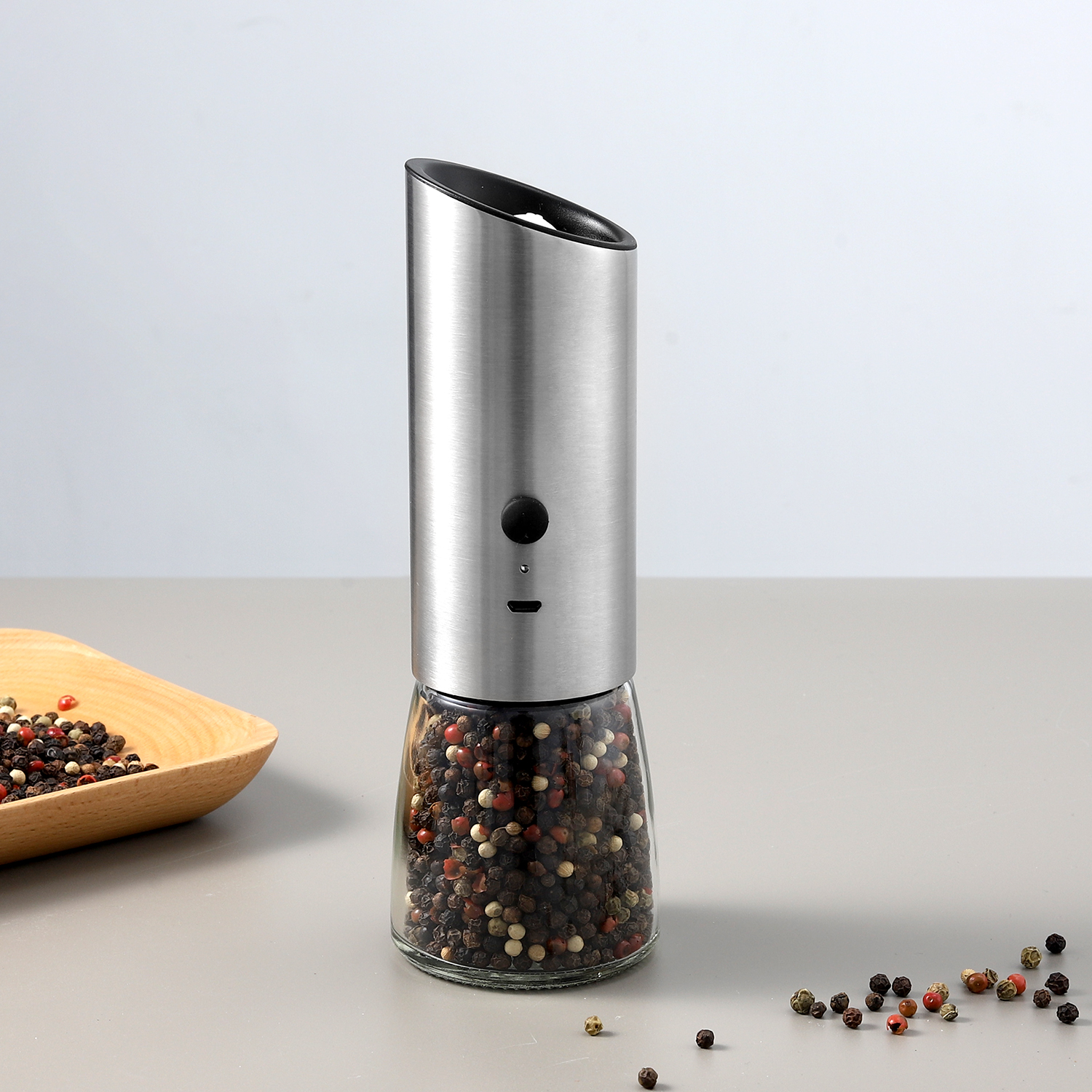 Wholesale Rechargeable Pepper Grinder with Gravity Operation