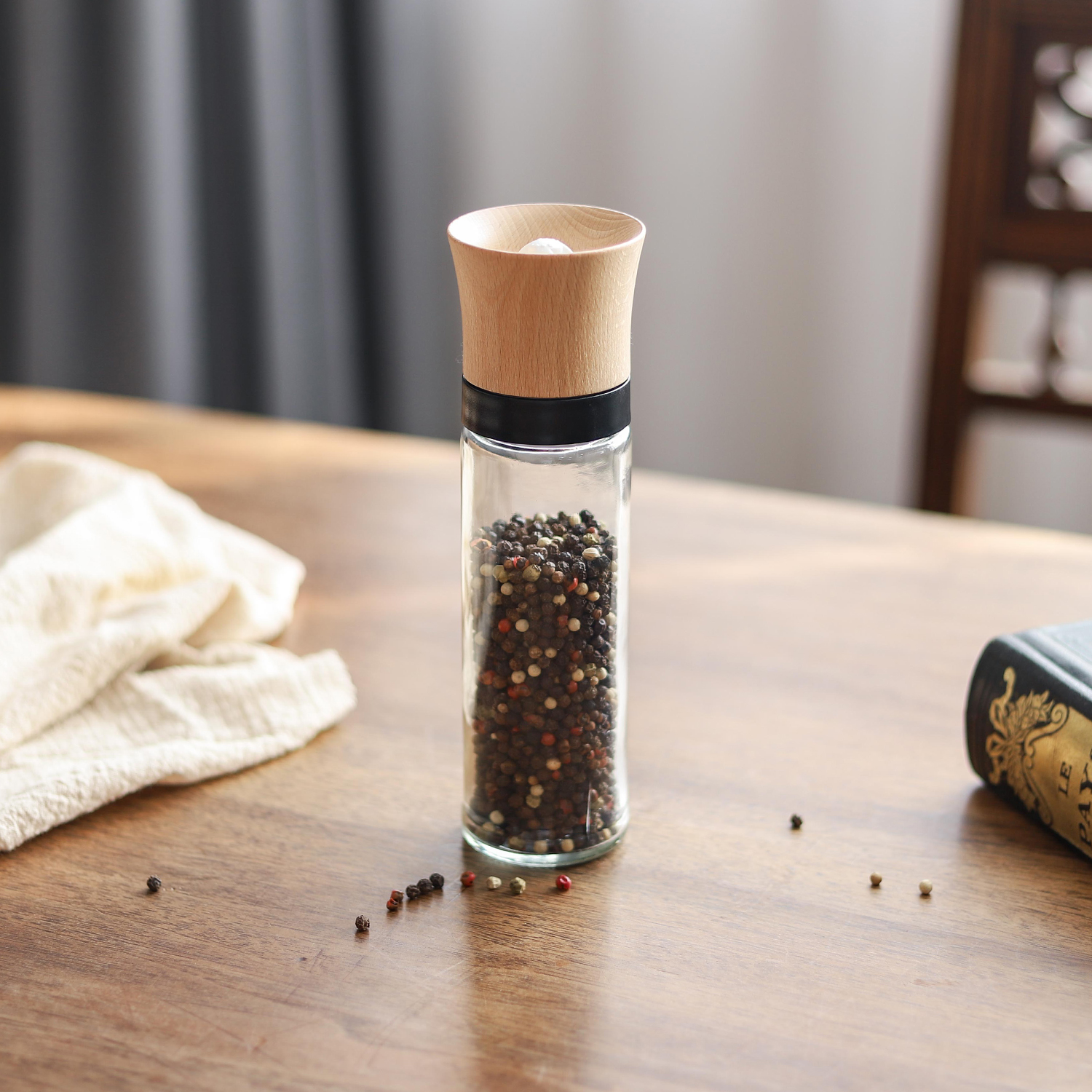 Accept Customized Large Wooden Spice Grinder