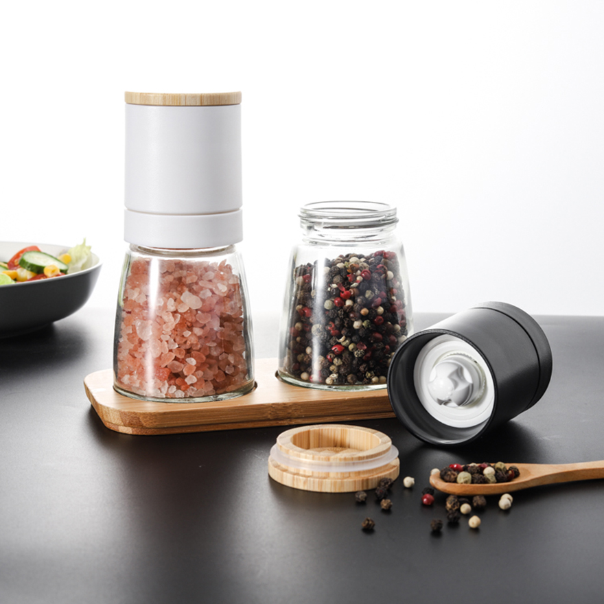 Wholesale Manual Pepper Grinder Set with Ceramic Burr