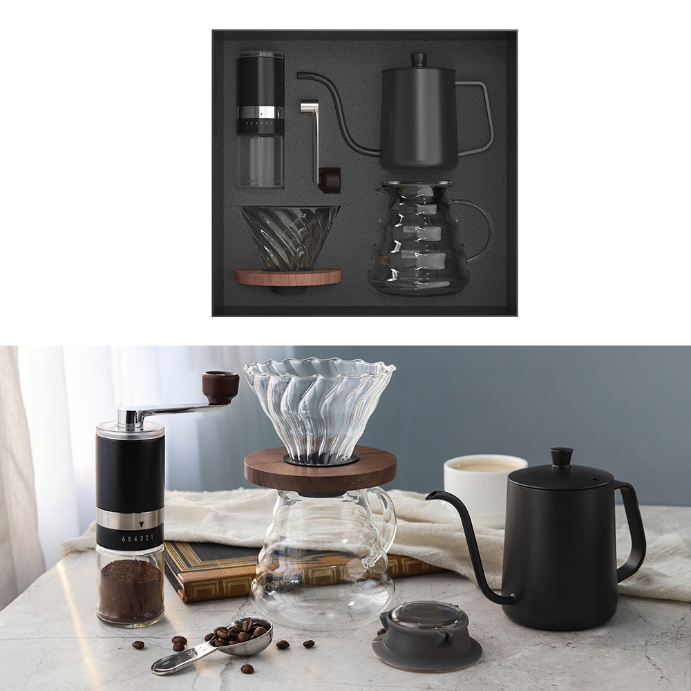  Accept Customized Hand Brewed Coffee Set