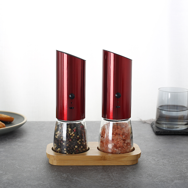 electric salt and pepper grinder set6