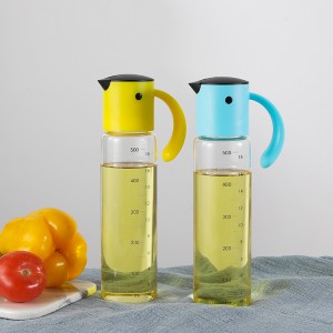 Shpërndarëse automatike e vajit të ullirit me shishe qelqi
