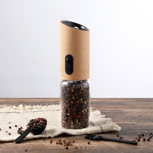 Taas-kalidad nga USB Rechargeable Electric Wooden Pepper Mill