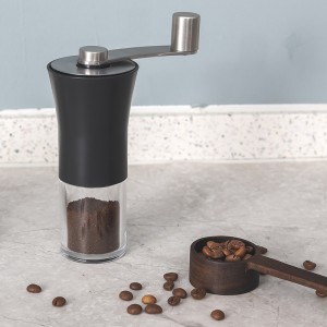 Novo deseño moedor de gran de café de plástico