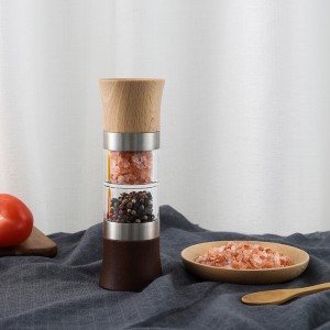 Lesen mlinček za sol in poper 2 v 1 za kuhanje s keramičnim brusom