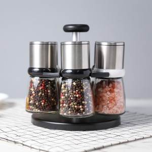 Wholesale 6-Piece Pepper Salt Grinder Set