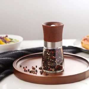 ODM-Customizable Manual Wooden Salt and Pepper Grinder