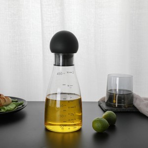Customized Borosilicate Glass Salad Dressing Mixer Jars