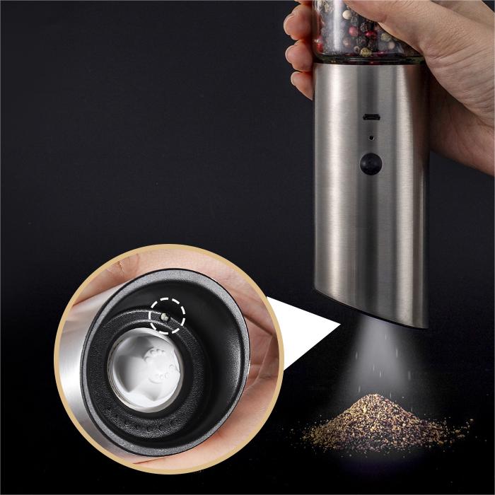 Wholesale Rechargeable Automatic Pepper Grinder 1