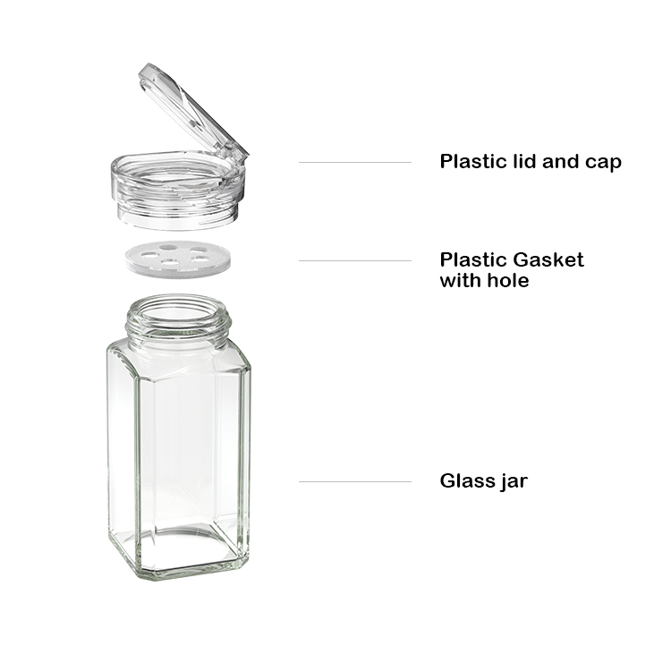 ODM Customized Salt & Pepper Shaker with Glass Bottle 4