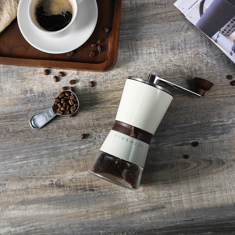 ODM Customized Premium Coffee Mill with Glass Bottle 1