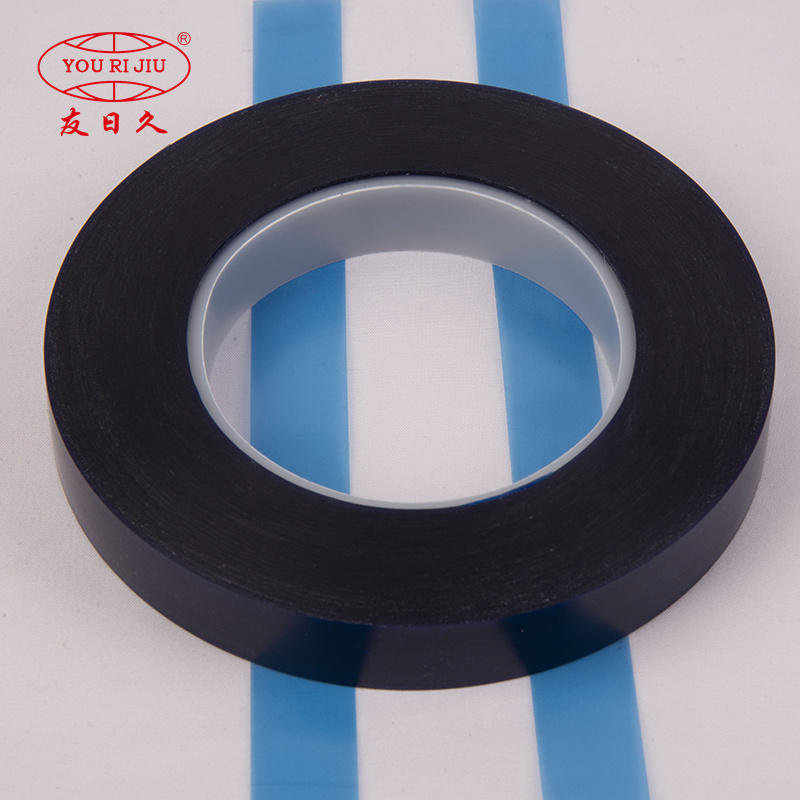Cinta de película de PVC azul adhesiva sensible a la presión de caucho de protección de galvanoplastia resistente al calor