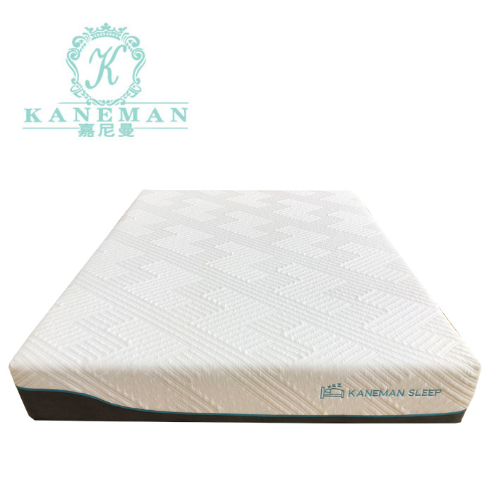Factory Wholesale Sleeping Well 12 inch visco gel memory foam mattress fold compress in color box with cheap price