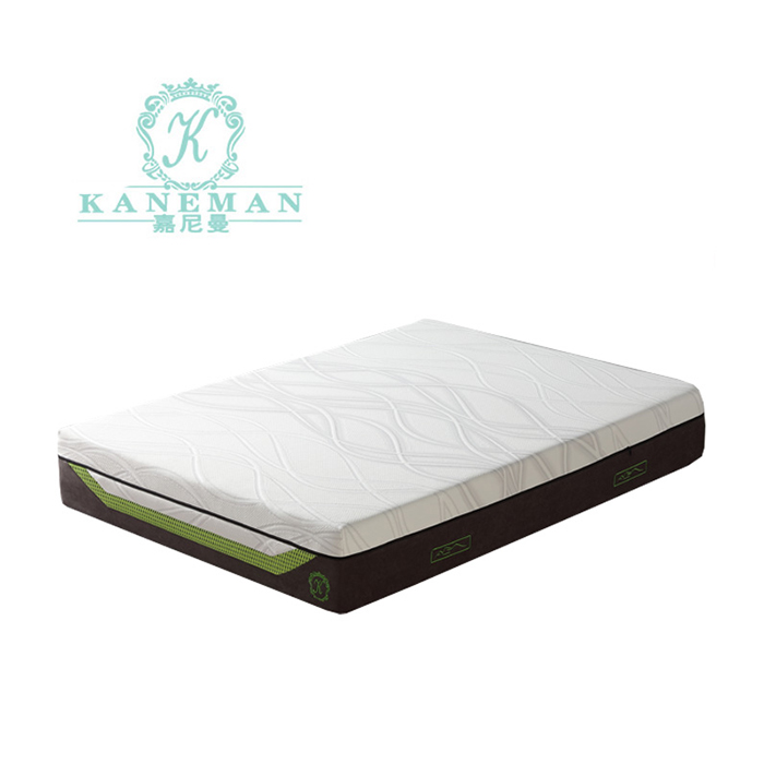 Sleeping Well 12 inch natural latex visco gel memory foam mattress lipat mampat dalam kotak warna harga murah borong