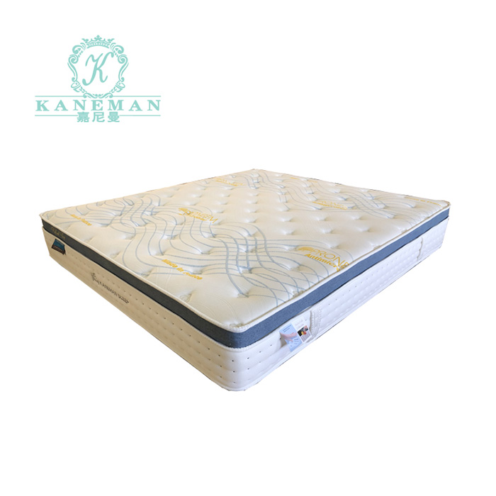 Pluszowy, luksusowy materac ze sprężynami kieszeniowymi od dostawców materacy łóżkowych