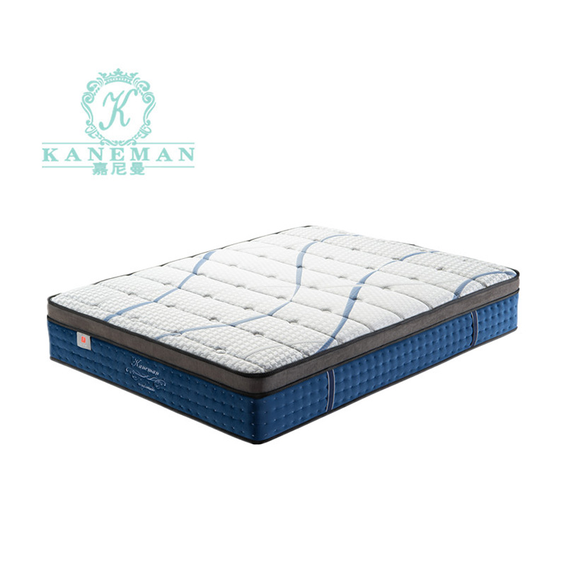 Kasur pegas individu premium 10 inci kasur busa tidur khusus produsen kasur tempat tidur ukuran king