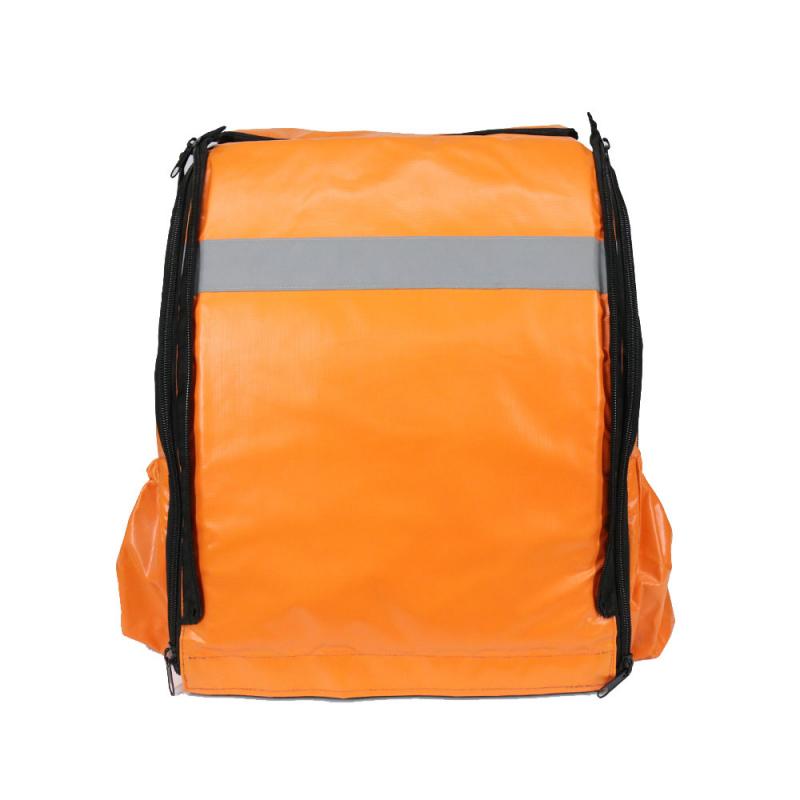 Trden oranžen 80L nahrbtnik za dostavo hrane s toplotno izolacijo