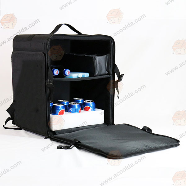 Přizpůsobený batoh na doručování jídla z tvrdé skořepiny Termo taška na jídlo 65 l ACD-B-018