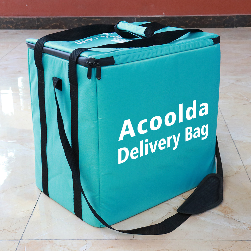 Přizpůsobená taška přes rameno na ruku Vezměte PEVA Nylon Food Thermo Bag s voštinou uvnitř ACD-H-004