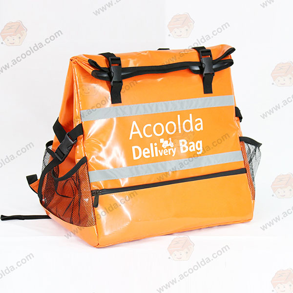 Harga Grosir Merk Eco Private Food Delivery Roll up Backpack ACD-B-013