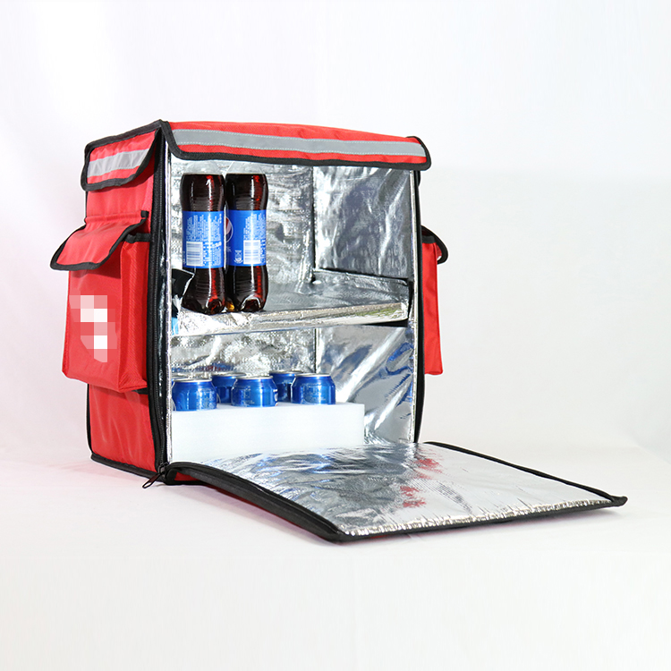 Многоразовый красный дизайн Acolda для сумки для доставки OEM в Китае для ресторана