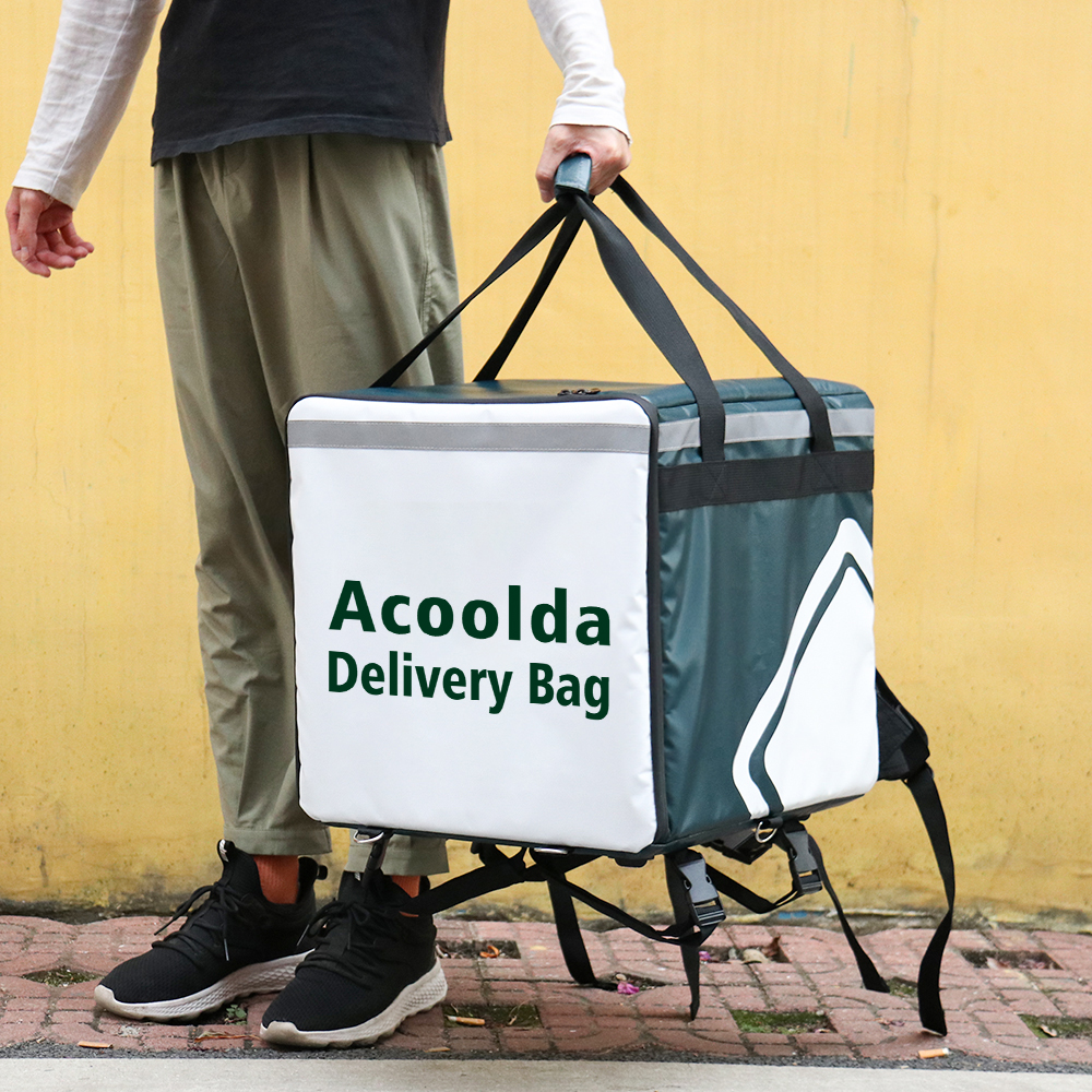 2019 Нов дизайн на Китай Висококачествена водоустойчива хладилна чанта за доставка на храна по поръчка