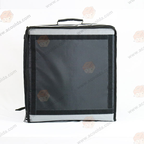 Topkwaliteit China PVC Oanpaste Logo Printe Folding Grocery Rugzak Food Delivery Isolearre Cooler Lunch Bag