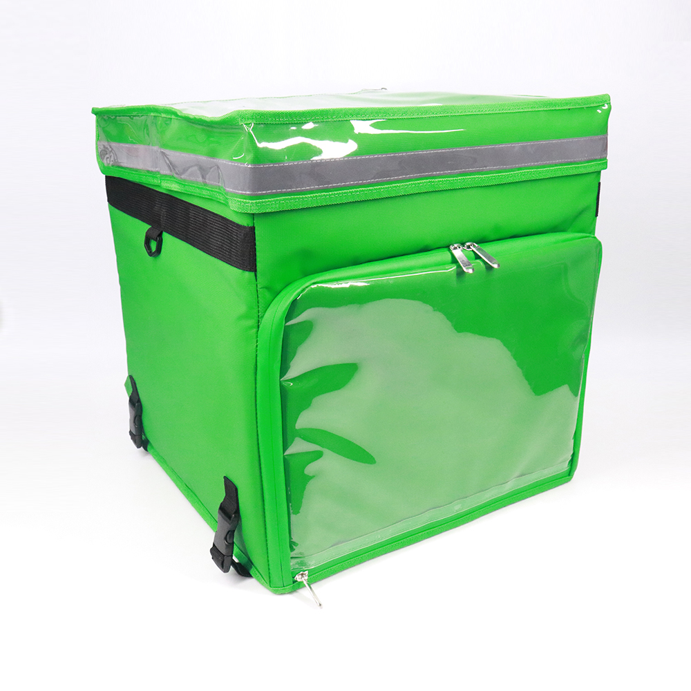 Индивидуальный грейферный тип сумки-холодильника для доставки в рестораны, изолированный рюкзак для доставки мотоциклов ACD-B-104