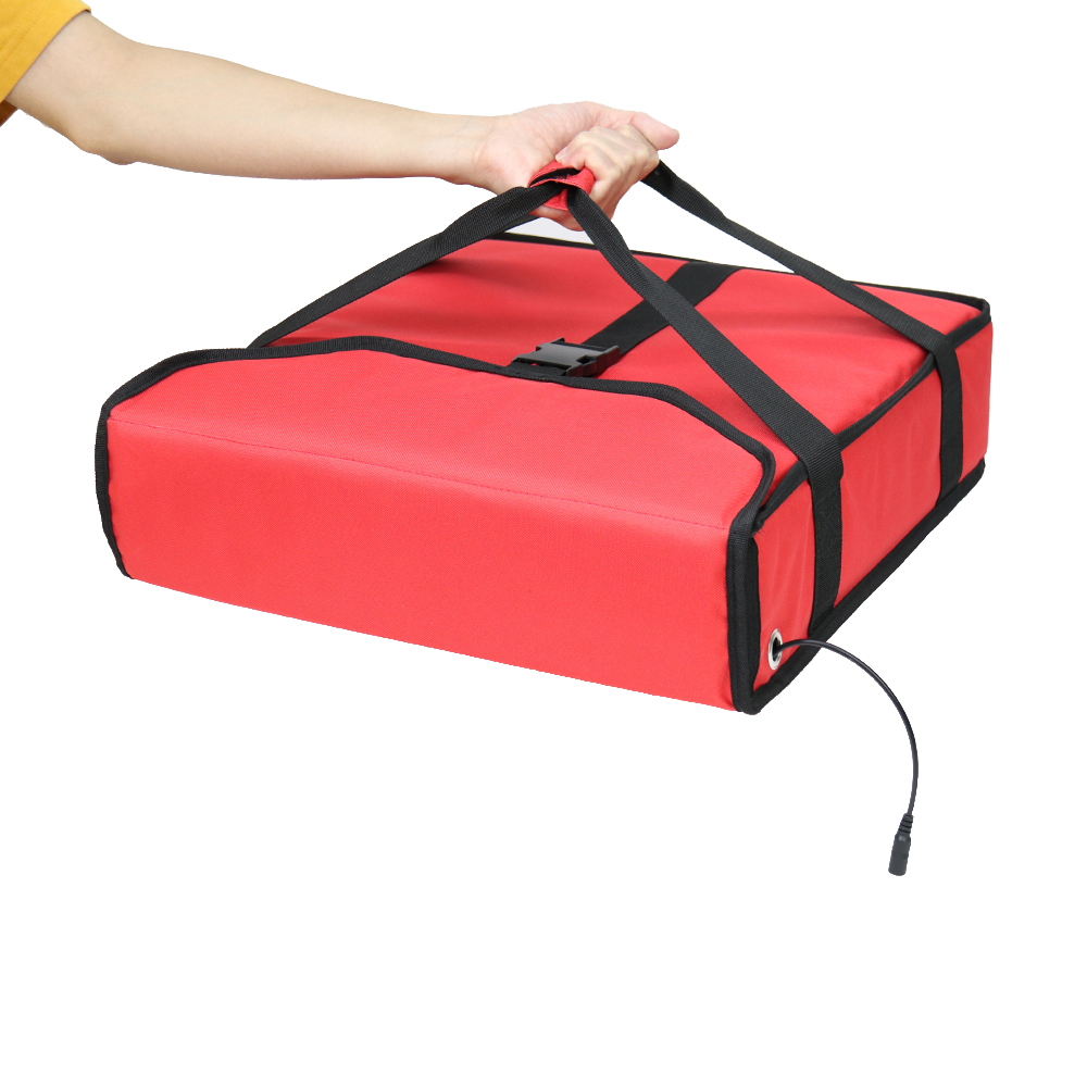 Горячая продажа в Китае Коммерческая изолированная сумка для доставки пиццы и еды, сумка для пиццы большой емкости с термоподушкой
