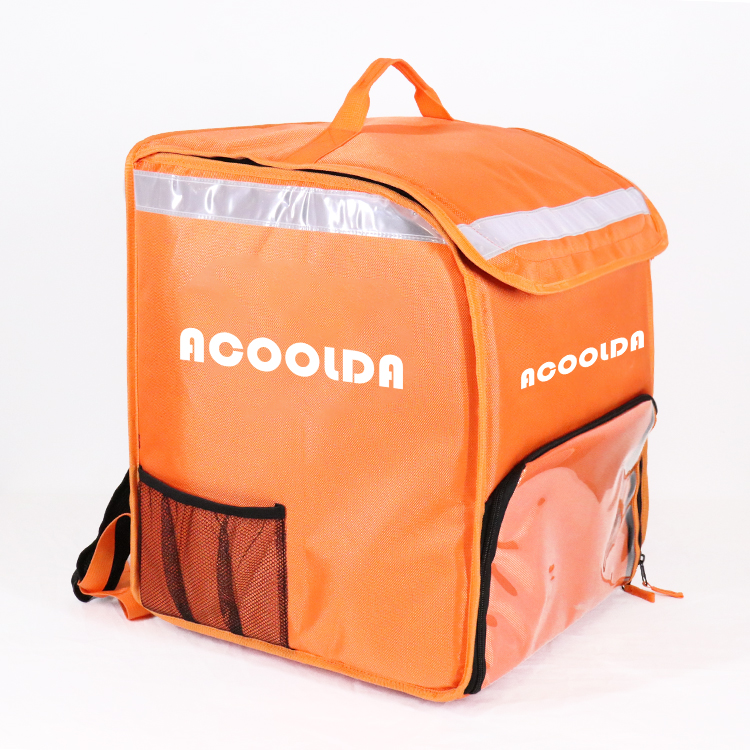 Acoolda Lebensmittel-Liefertasche für Fahrer, Pizza-Lieferausrüstung, Kühlrucksack