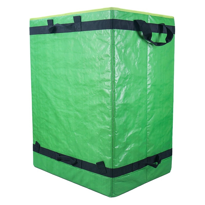 Túi phân loại hậu cần dệt PP màu xanh lá cây để phân loại bưu kiện Túi số lượng lớn