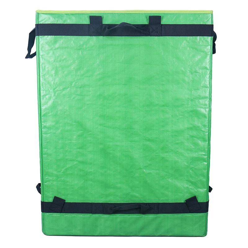पार्सल सॉर्टिंग बिग बल्क बॅगसाठी ग्रीन पीपी विणलेली लॉजिस्टिक सॉर्टिंग बॅग