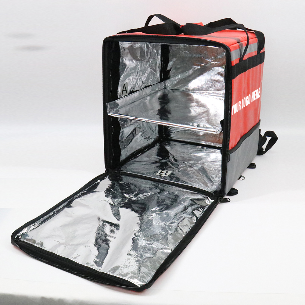 Small Insulated Hot/Cold Restaurant Delivery Bag - 21