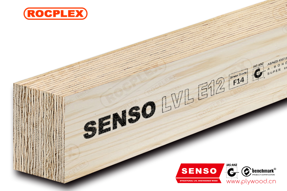 Dřevěné rámy SENSO LVL LVL 12 H2S ošetřené konstrukční LVL E12 dřevěné trámy LVL