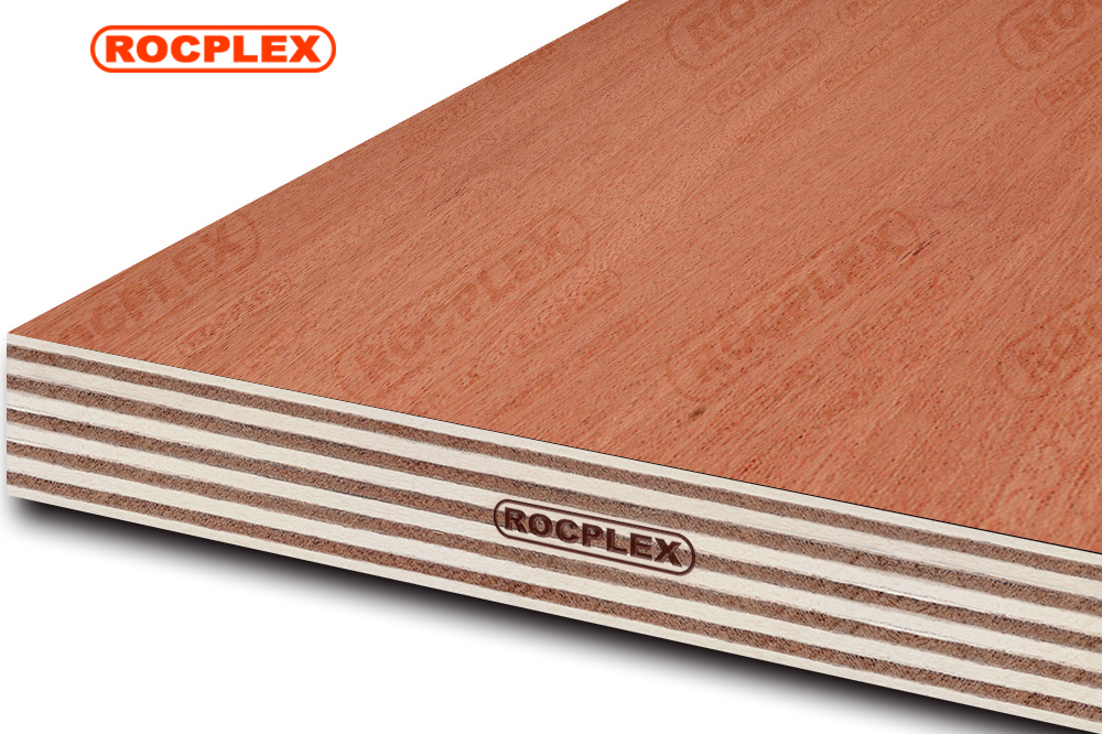 Sapele Fancy Plywood Board 2440 * 1220 * 18mm ( Komon: 3/4 x 8 'x 4'. Pangdekorasyon nga Sapele Ply )