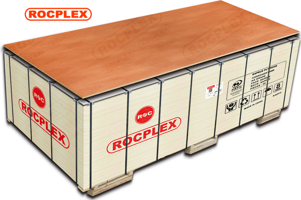 Sapele Fancy Plywood Board 2440*1220*18mm ( Common: 3/4 x 8' x 4'.Decorative Sapele Ply )