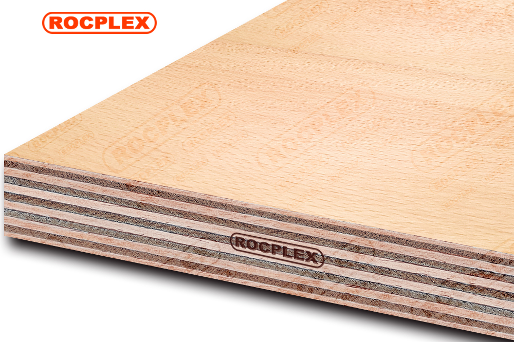 Red Beech Fancy Plywood Board 2440 * 1220 * 18mm ( mahazatra: 3/4 x 8' x 4'. Haingo Red Beech Ply )