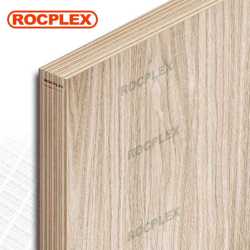 Tauler de fusta contraxapada de luxe de roure blanc 2440 * 1220 * 18 mm (comú: 3/4 x 8' x 4'. Capa decorativa de roure blanc)
