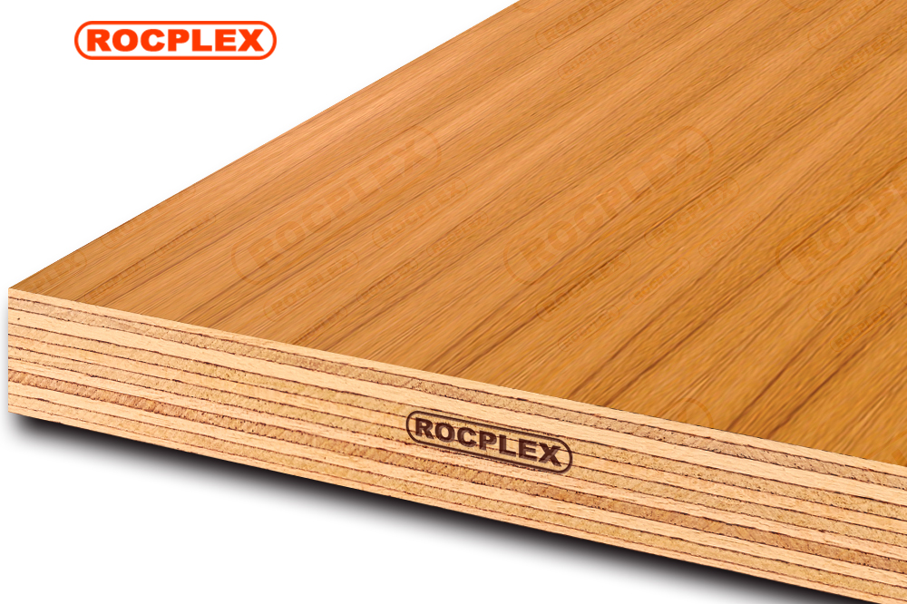 Teak Fancy Plywood Bord 2440 * 1220 * 18mm ( Komuni: 3/4 x 8 'x 4'.Decorative Teak Ply )