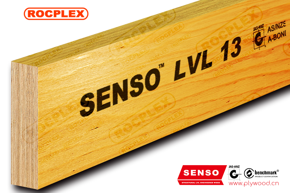 Struktureel LVL E13 hout LVL balken 200 x 45 mm H2S behannele SENSO framing LVL 13