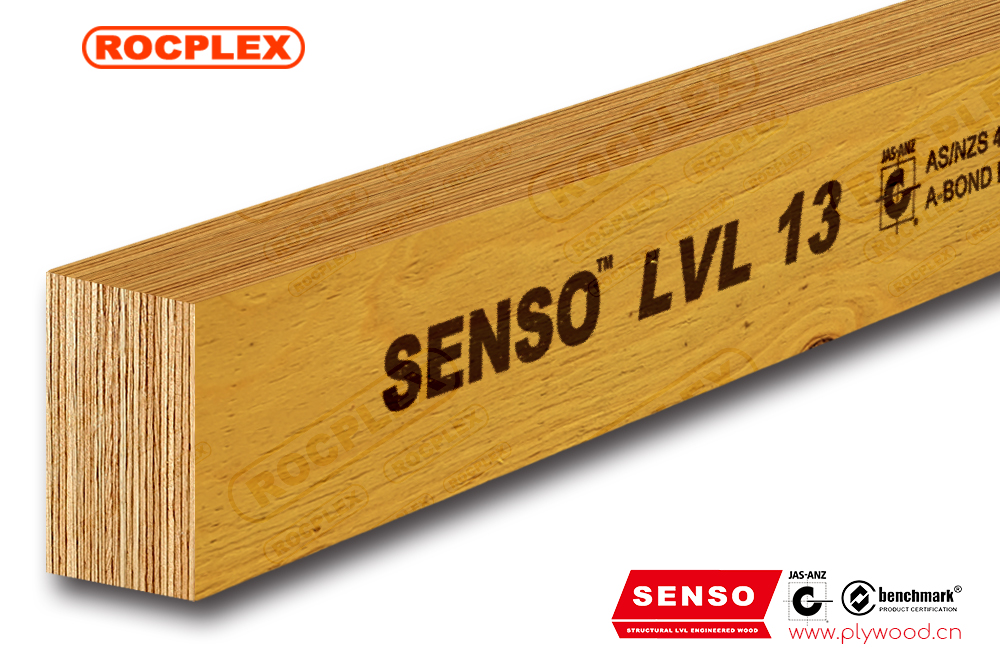 LVL estrutural E13 projeta vigas de madeira LVL 90 x 45mm com tratamento H2S SENSO quadro LVL 13