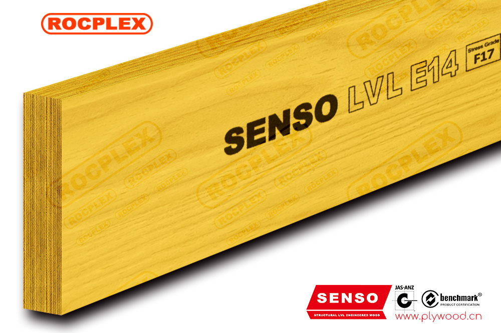 Struktuurne LVL E14 projekteeritud puit LVL talad 360 x 65 mm H2S töödeldud SENSO raam LVL F17