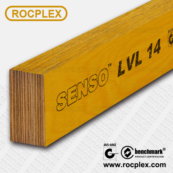 SENSO-Rahmen 90 x 35 mm F17 LVL H2S-behandelte strukturelle LVL-Holzbalken E14