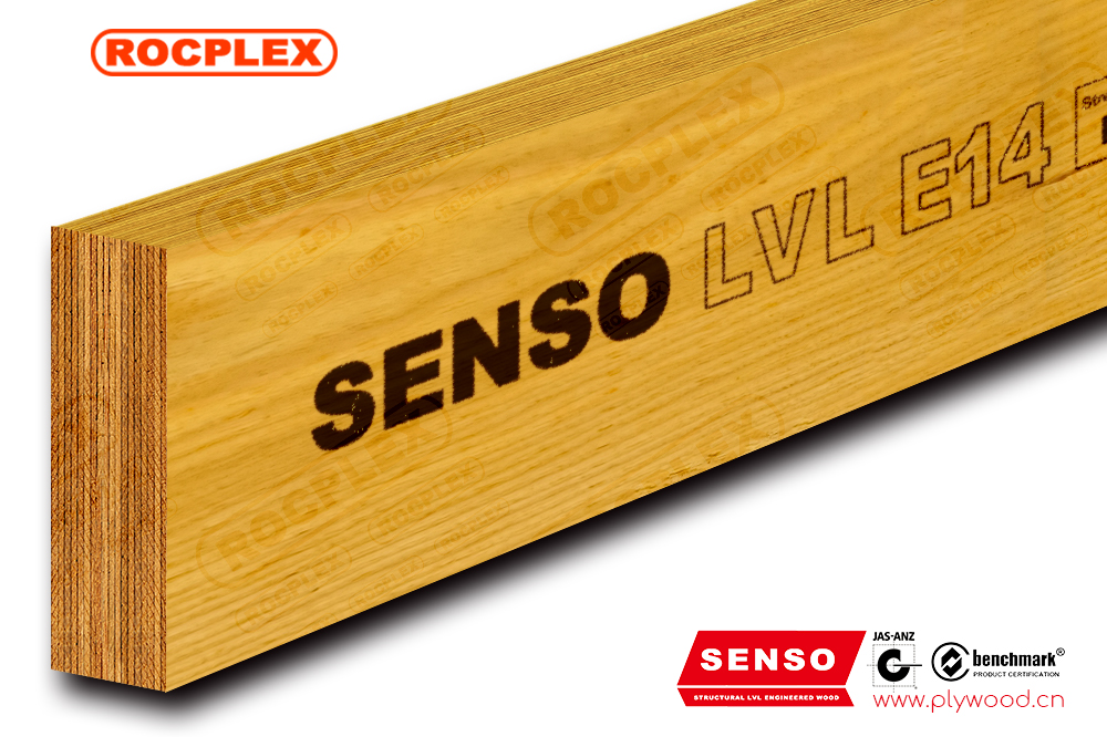 Structural LVL E14 Engineered Wood LVL Beams 170 x 45mm H2S Treatment SENSO Framing LVL F17